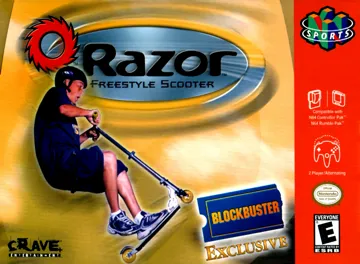 Razor Freestyle Scooter (USA) box cover front